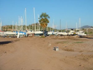 trailer area